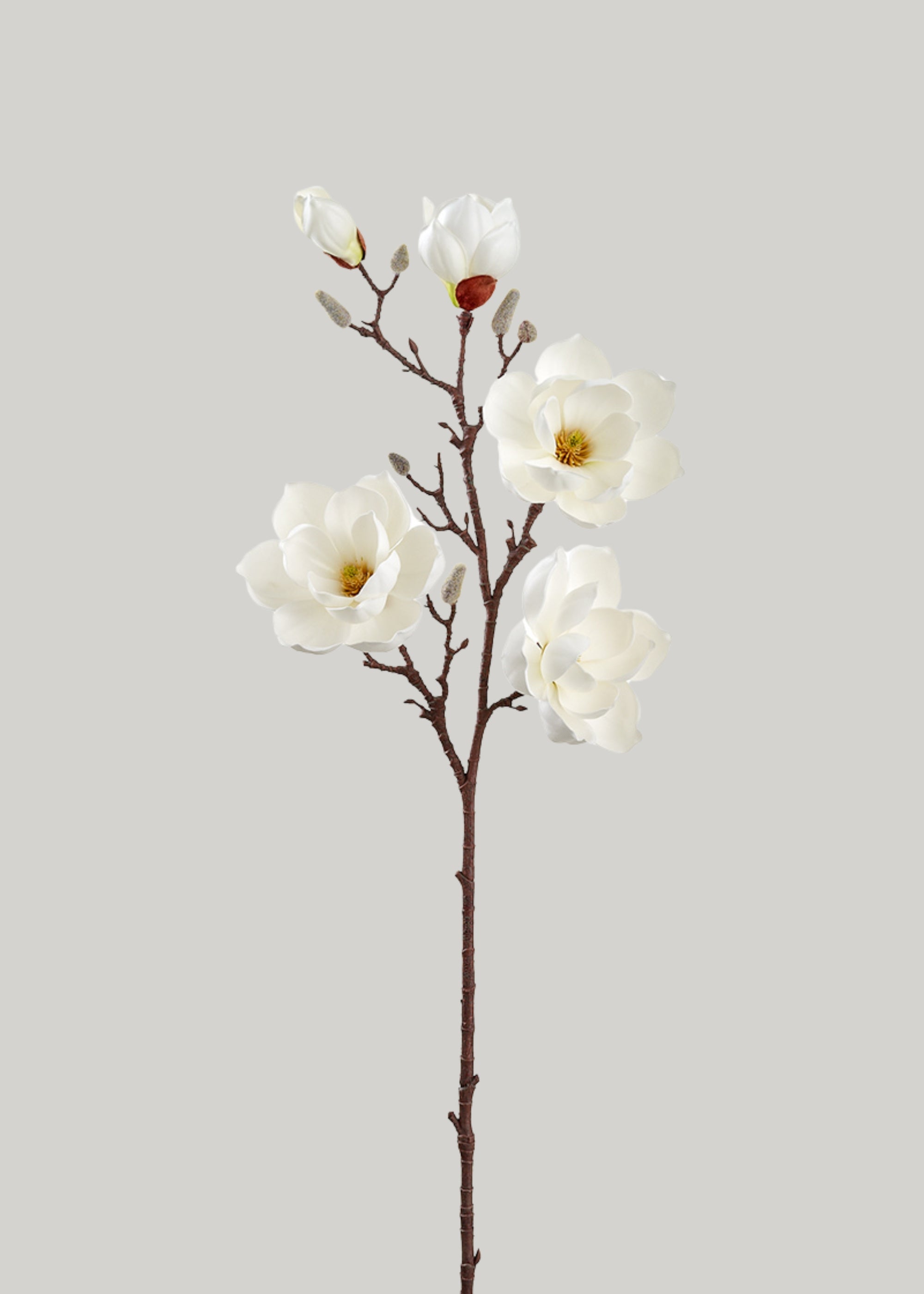 Faux Magnolia Flower Branch