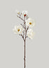 Faux Magnolia Flower Branch