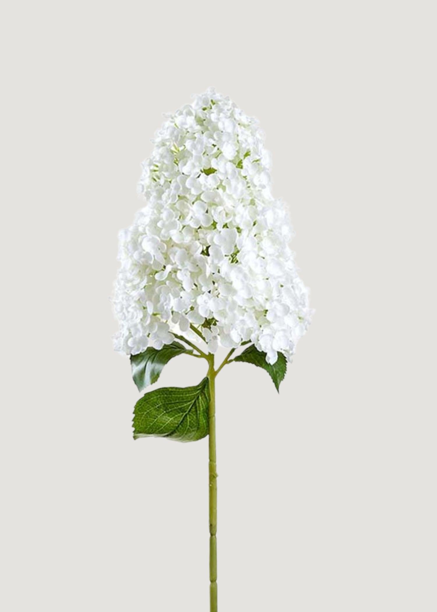 Artificial Cone Hydrangea Flower in White - 40&quot;