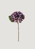 Vintage Plum Dried Look Faux Hydrangea