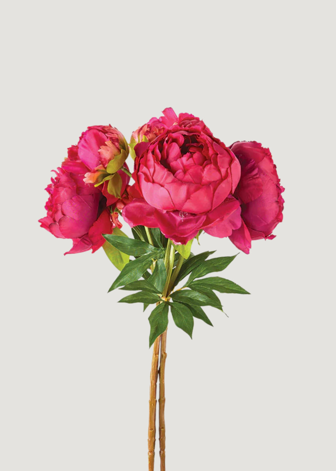 Fuchsia Faux Peony Bundle