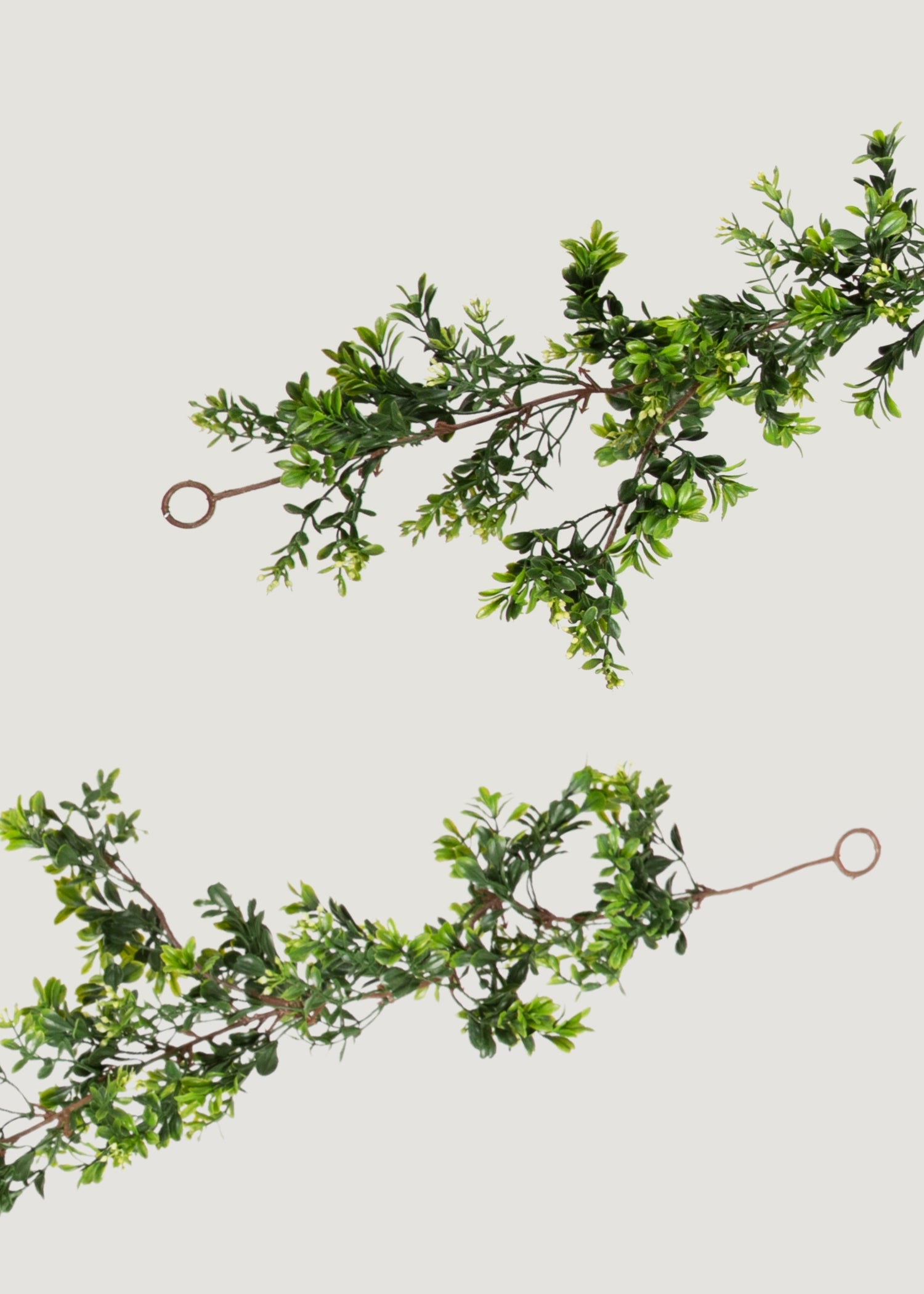 Fauz Boxwood Garland Ends