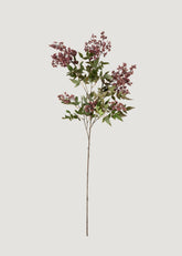 Deluxe Faux Smoke Berry Branch in Dusty Plum