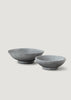 Set of 2 Handmade Terra Cotta Bowls in Black 