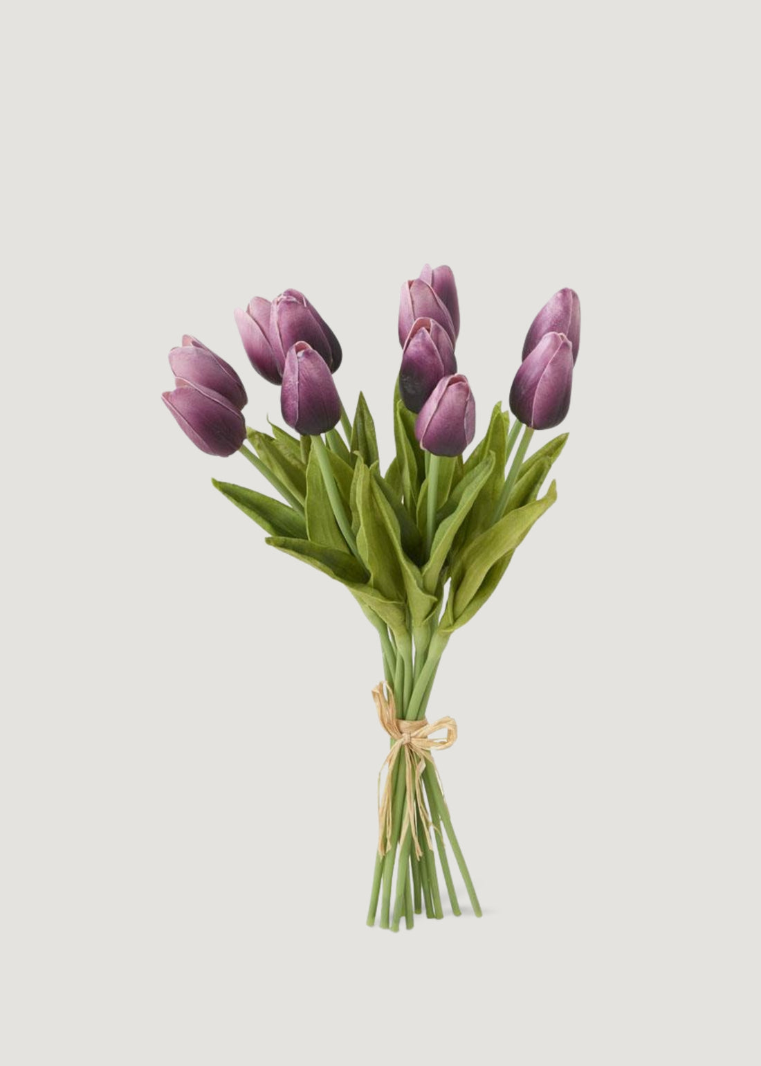 Purple Real Touch Tulip Bundle 