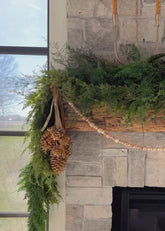 Deluxe Cedar Garland Holiday Mantel