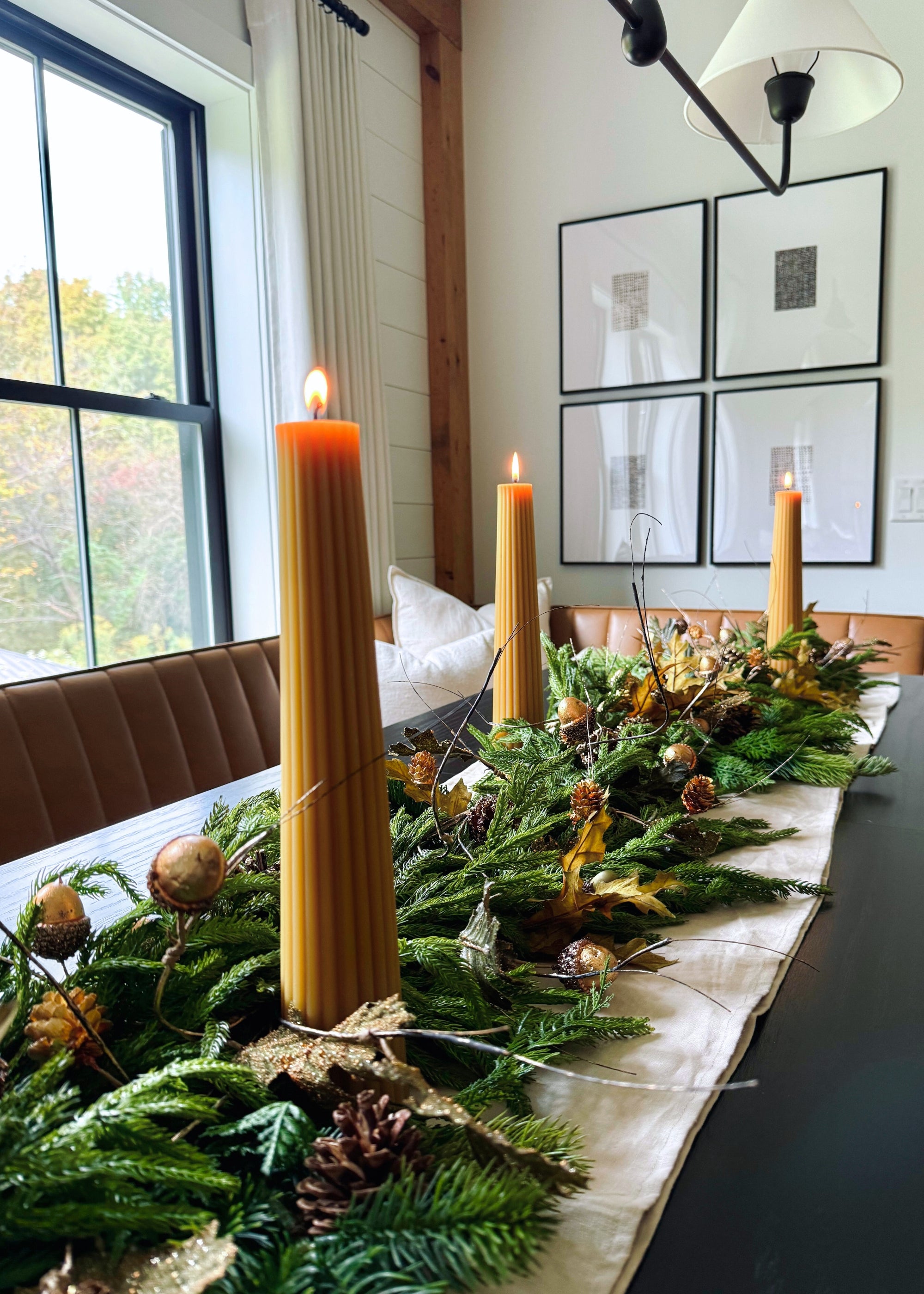 Norfolk Pine Fall Tablescape