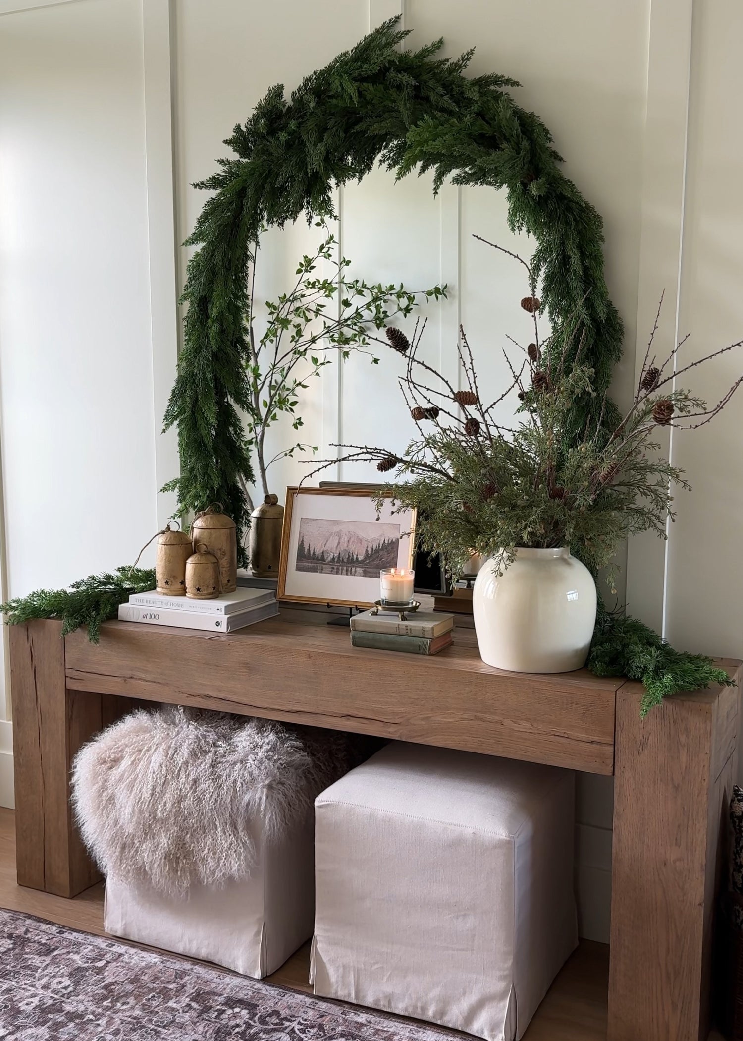 Cedar Mirror Garland