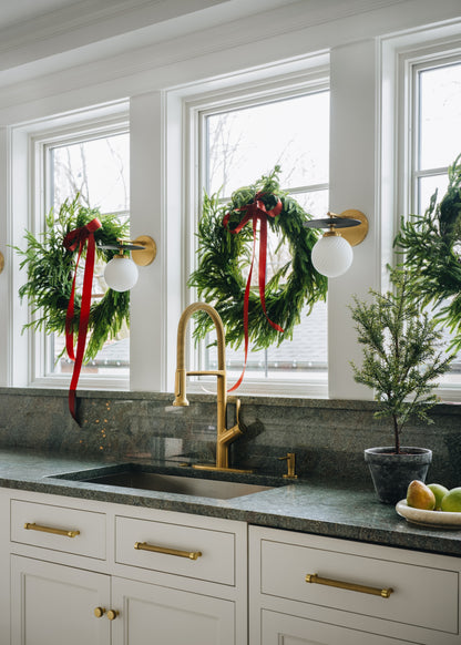 Decorating with Norfolk Pine Wreaths