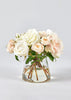 Natural Touch Rose Arrangement in Vase - 12"