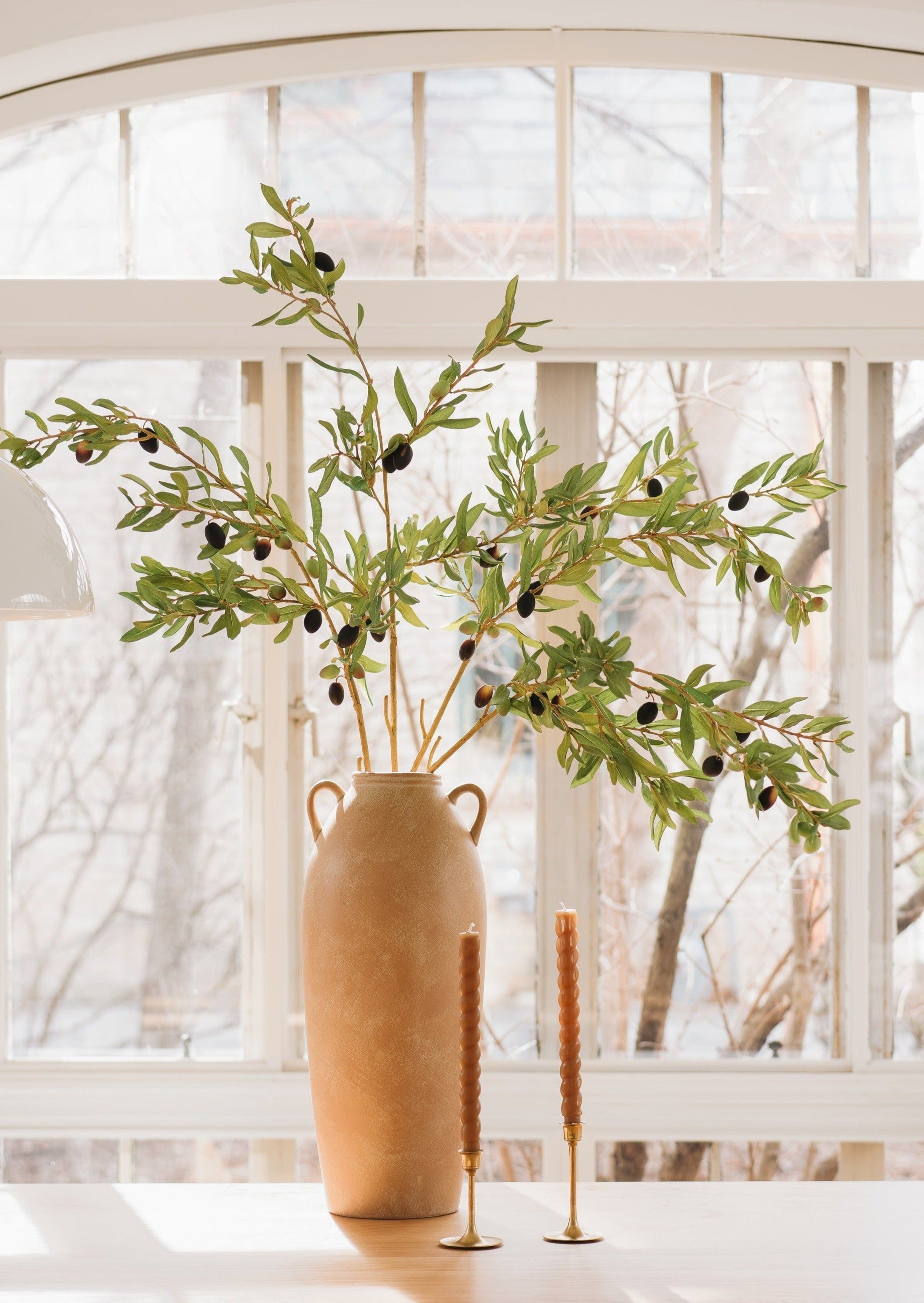 Tall Artificial Olive Branch - 46