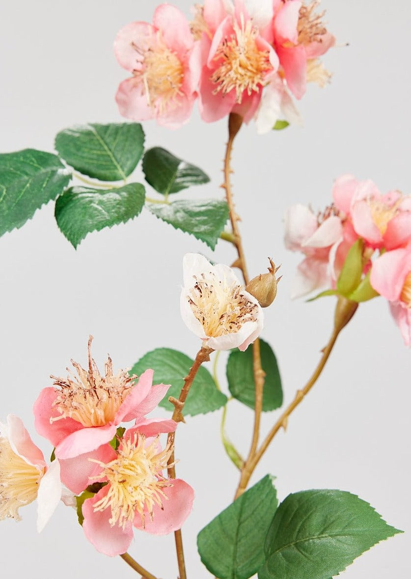 Pink Mauve Faux Roses - 21