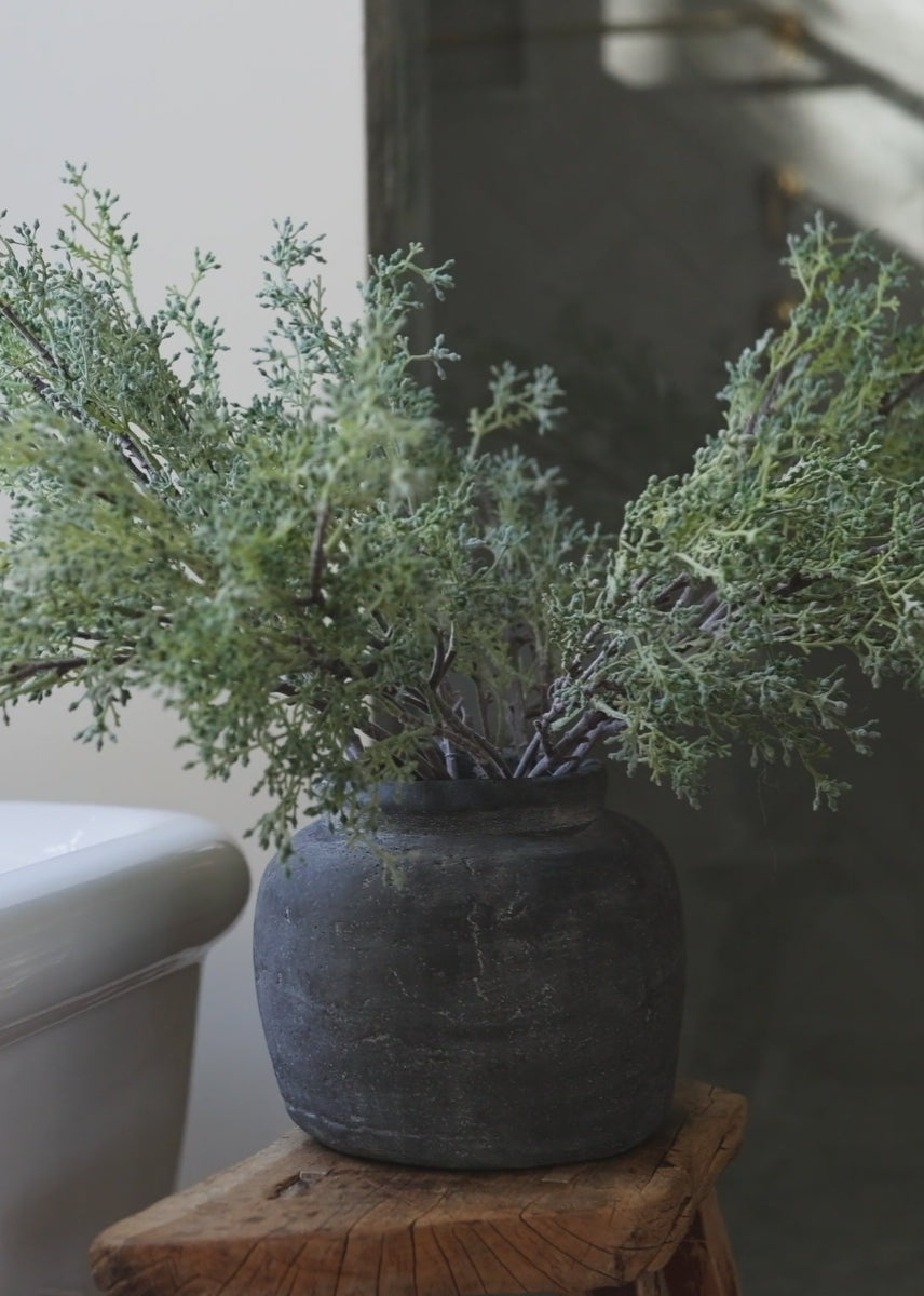 Small Rustic Distressed Concrete Vase in Video at Afloral 